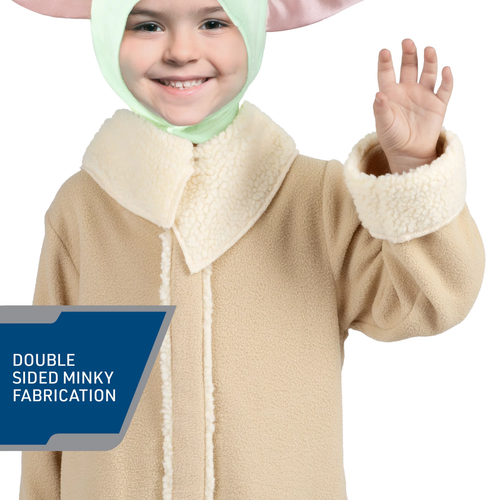 Star Wars Mandalorian Grogu The Child Baby Yoda Toddler Costume Size 2T NEW - Picture 3 of 4