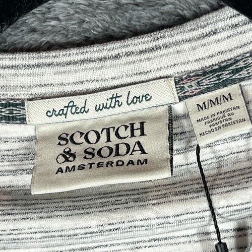 Scotch & Soda Shirt Mens Size Medium Short Sleeve Knit Injection Slub Pocket Tee - Picture 3 of 9