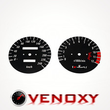 Kawasaki Zephyr ZR 750 1991-1998 Tachoscheiben Tacho SCHWARZ