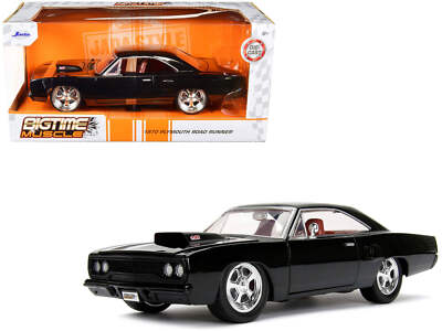 1970 Plymouth Road Runner 440 Black with Red Interior
