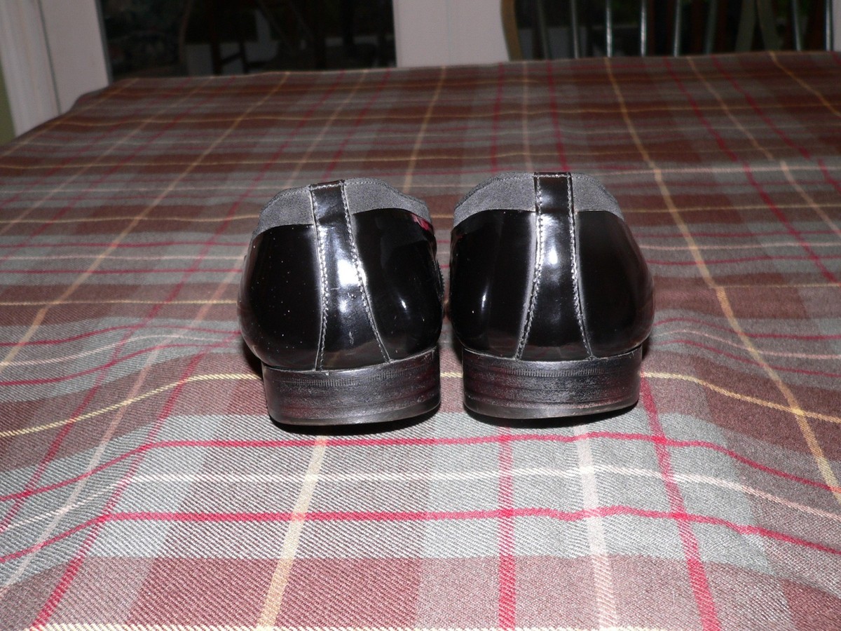 Bally Banner Black Patent Leather Loafers Flats Made in Italy Women’s US 8 M The luxury brand Bally was founded in 1851 by Carl Franz  main image 4