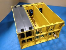 USED FANUC A02B-0222-B523 6 SLOT WITH A20B-2000-0650/01A BOARD C1 