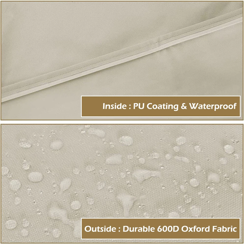 30"-85" Outdoor TV Cover For Flat Screens 600D Weatherproof Television Protector - Image 4 of 4