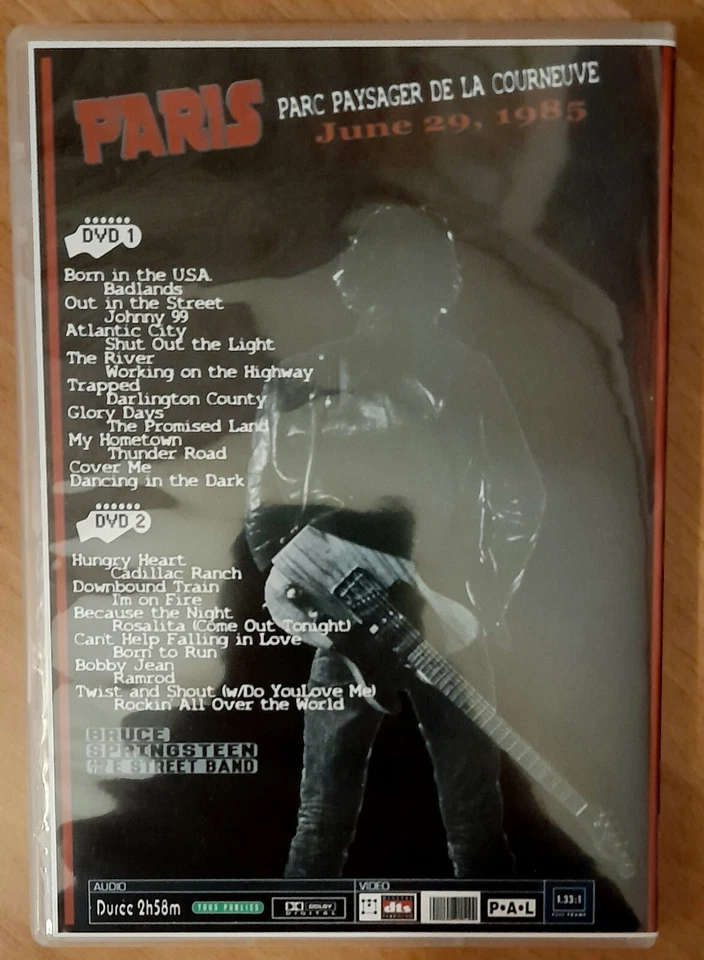 BRUCE SPRINGSTEEN PARIS (la Courneuve) 1985 - 2.DVDs - Bild 2 von 4