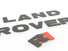 Tailgate Abs Plastic Letter Inserts For Land Rover Freelander 2 Lr2 2008-2010