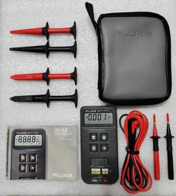 Fluke 12 + Case + Manual + Magnet Strap + Test Аccessories, Excellent Condition