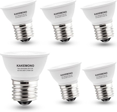 PAR16 LED Bulbs 5W Short Neck Track Spot Light, 50watt 2700k Warm White 