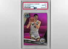 2023 ZACH EDEY Topps Bowman U Chrome Pink Refractor Purdue PSA 10 Gem Mint # 71