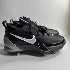 Nike Men’s 7 Force Zoom Trout 9 Elite Baseball Cleats Black/Silver FB2906-003
