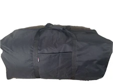 EXTRA LARGE Sports Duffle Bag Gym Canvas Duffel Travel Foldable BAG Black 20”