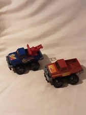 Big Foot Arco Truck Lot Red  Blue Tow Truck Vintage Metal