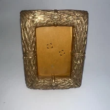 Mini 4x3 Resin Vintage Ornate Gold Picture Frame