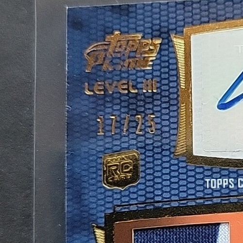 Von Miller 2011 Topps Prime Level III Quad Patch RC Auto #17/25 Rare RPA Rookie - Picture 6 of 14