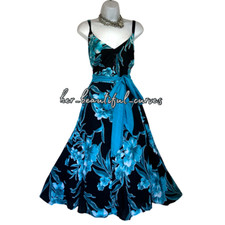 JOE BROWNS 100% COTTON GORGEOUS FLORAL PRINT VINTAGE STYLE FLARED PARTY DRESS 24