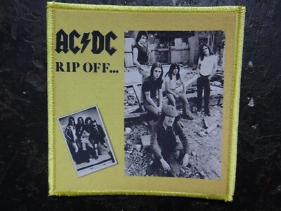 AC/DC Patch Hard Rock, Bluesrock, Rock  n  Roll Risk Tank Bon Scott II