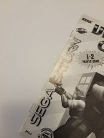 🔥 Original 1995 Sega Saturn Virtua Cop Instruction Booklet Manual Only VTG 🔥