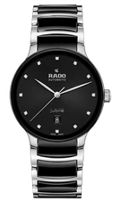 Rado Centrix Automatic Diamonds Stainless Steel Black Dial Men's Watch R30018742