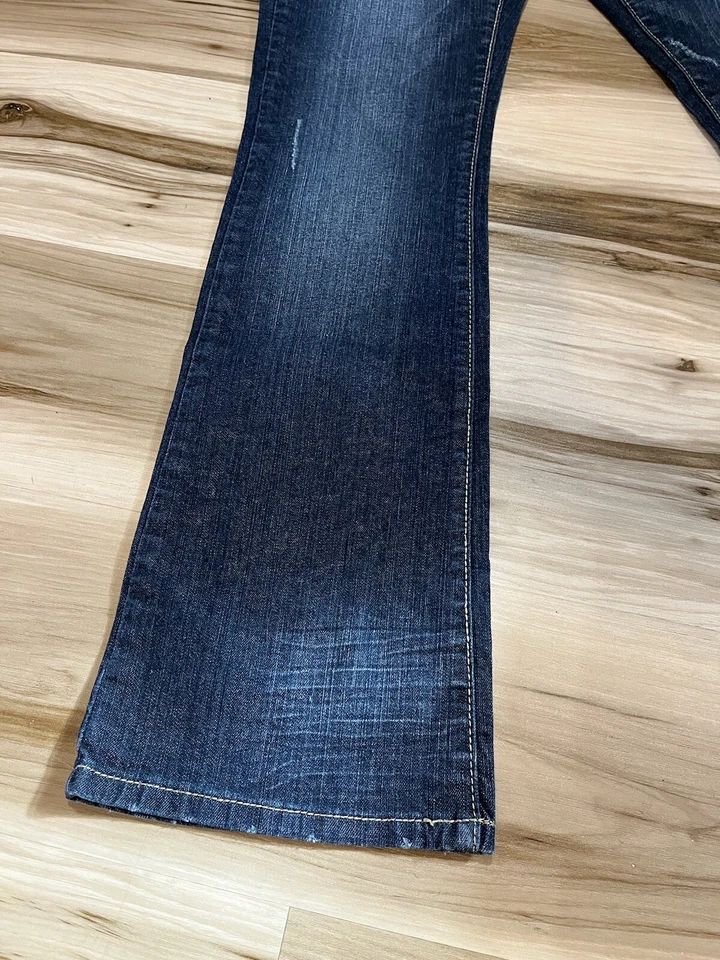 Underground Soul Jeans Junior Girls 7 Bootcut Low Rise Stretch Dark Wash Denim - Image 2 of 4