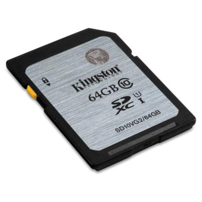 Kingston SD10VG2/64GB A 64GB SDHC Class10 UHS-I 45MB/s Read Flash Card 