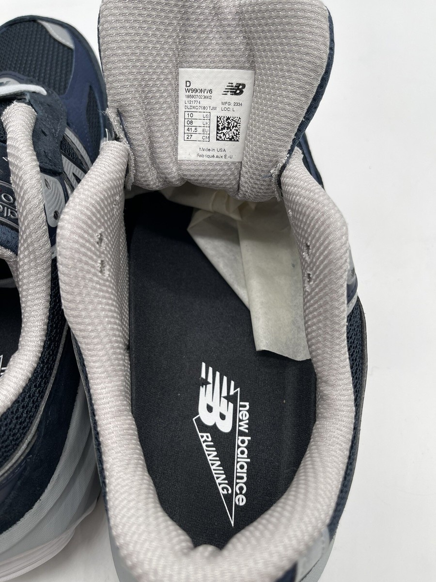 New Balance 990v6 Sneakers WMNS 10 Wide Blue Low Navy White New Balance 990v6 Sneakers WMNS 10 Wide Blue Low Navy White