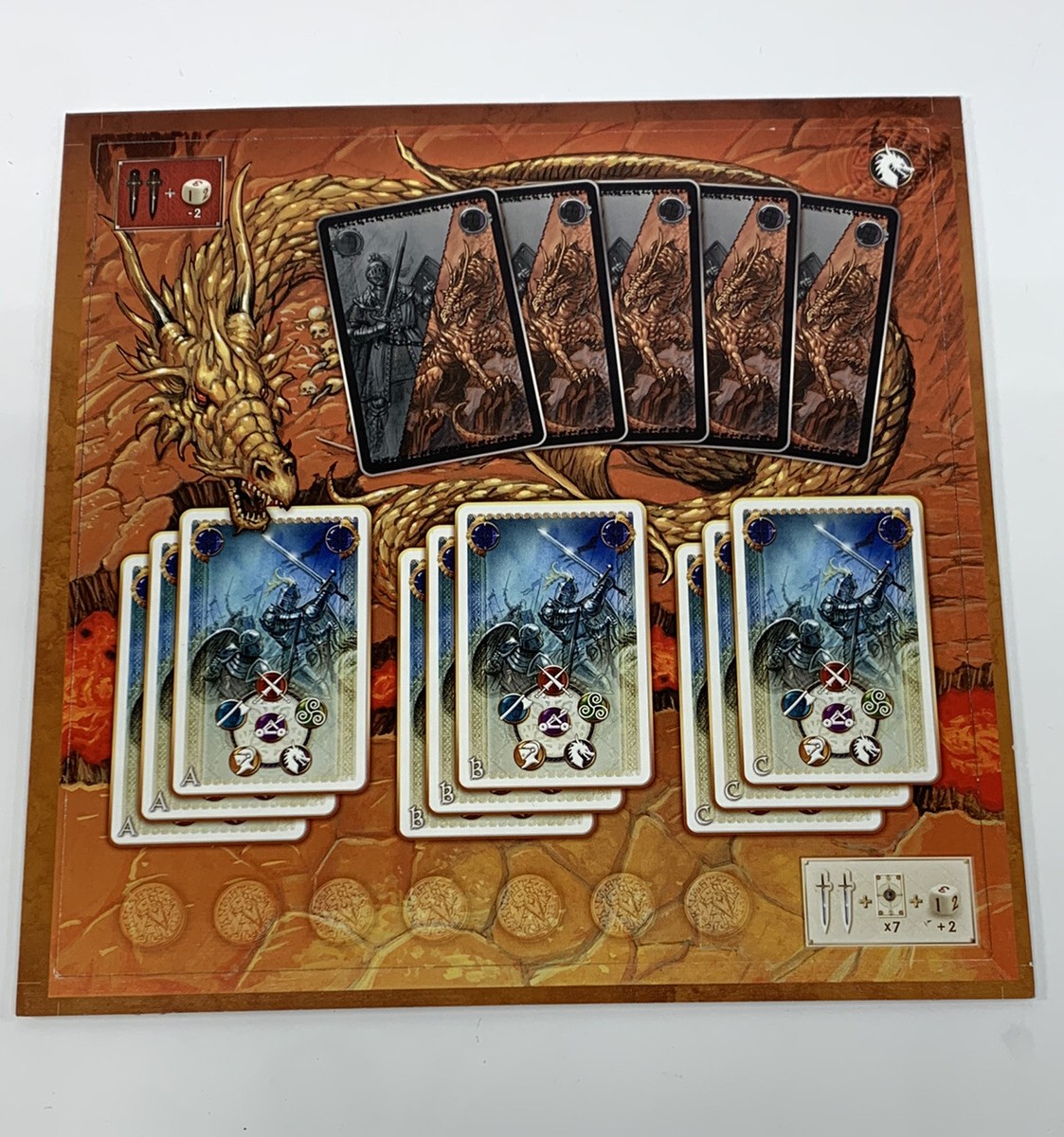 Shadows Over Camelot Replacement Game Piece Lancelot & The Dragons