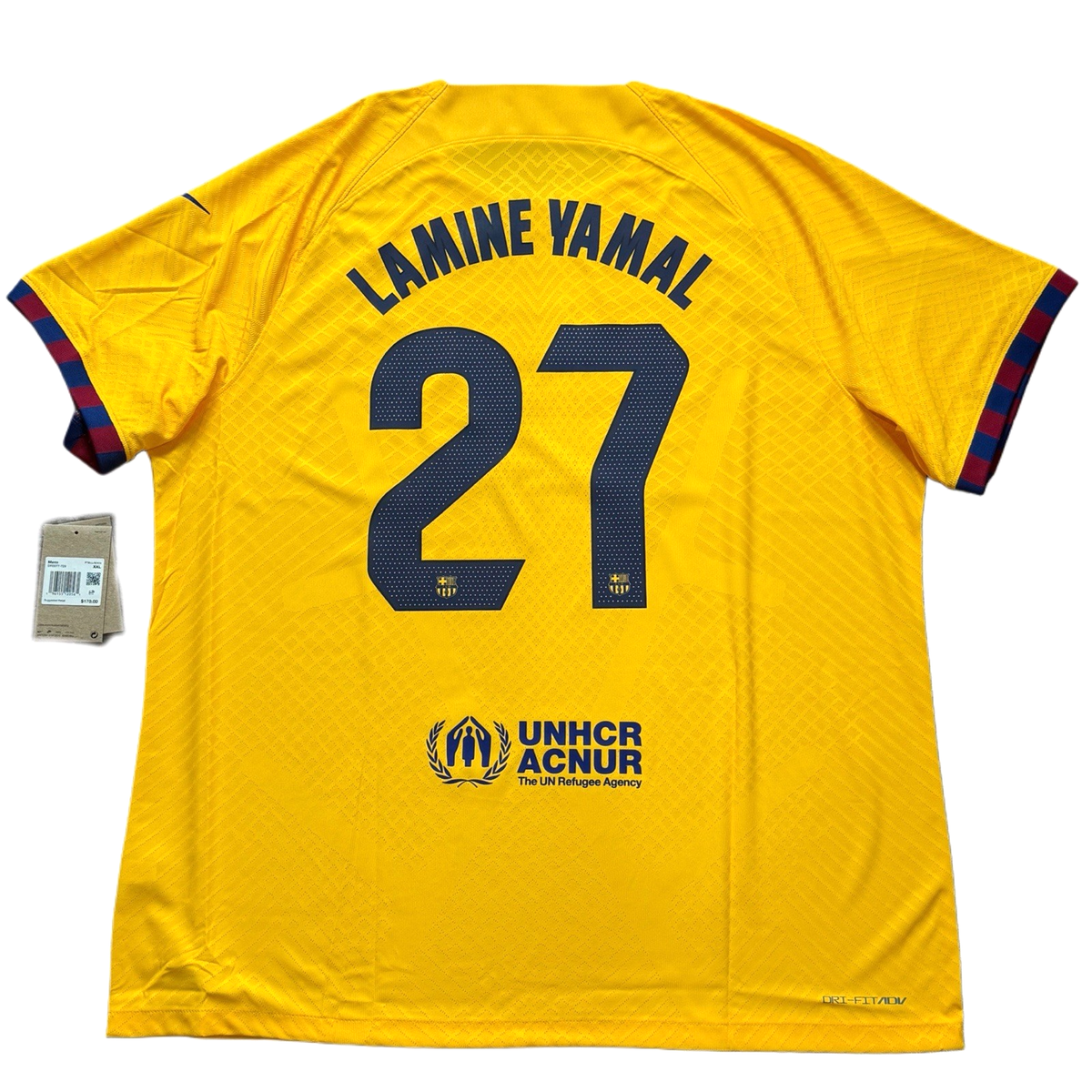 2023/24 Barcelona Authentic Fourth Jersey #27 Lamine Yamal