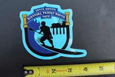Santa Monica Bi-Annual Paddle Board Race SUP Pier V48B Vintage Surfing STICKER