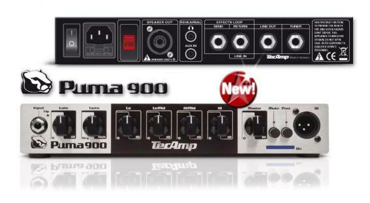 TECAMP PUMA 900 PUMA Series Bass Amp Head Class D Poweramp Technology Rare F/S