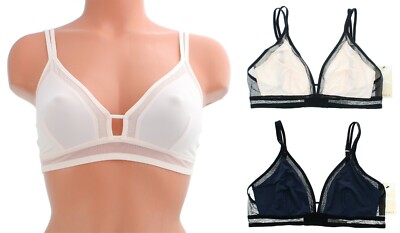 Lively Wireless Mesh Bra 41240, Adjustable Straps, Mesh Elastic Band, Lined Cups