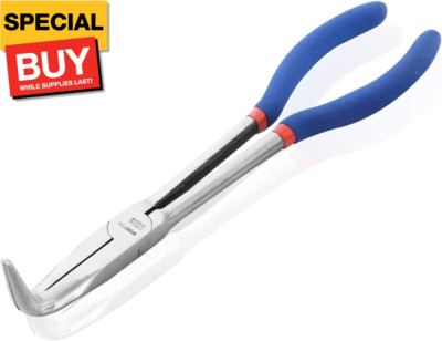 WISEPRO Long Needle Nose Pliers-90-Degree Angle，45-Degree Angle and Straight ...