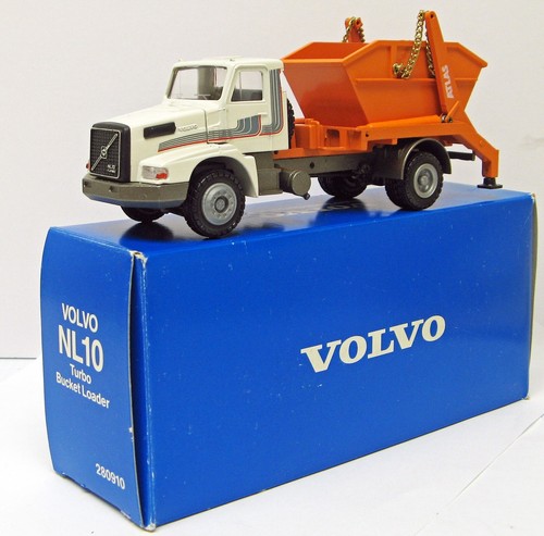 Volvo NL10 Turbo Atlas Skip Bucket Loader Truck 1:50 Conrad West Germany 3755 MB