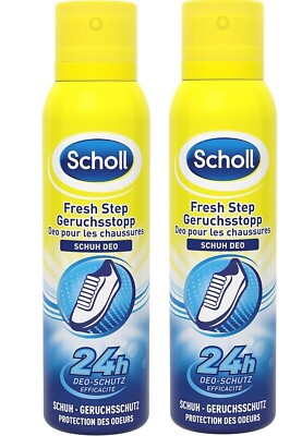 Scholl Fresh Step Geruchsstopp Schuhspray, 2 x 150 ml