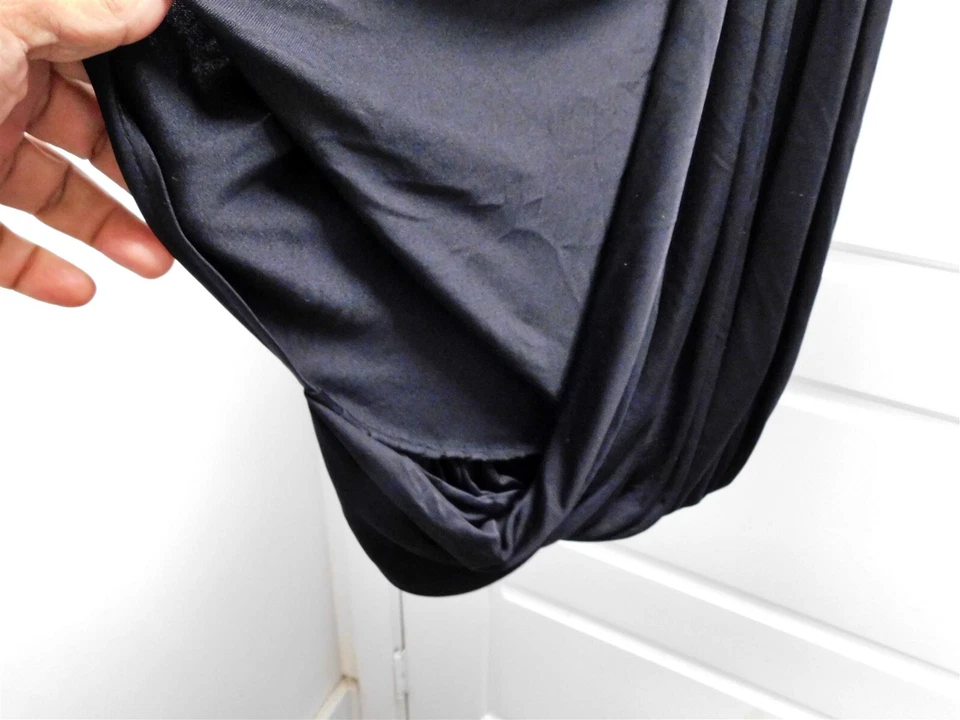 Mameluco Mara Hoffman Negro Seda Cuero Sin Mangas EE. UU. Talla S Foto 3 de 4