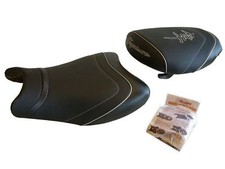 Suzuki Hayabusa 2008-2016 TOP SELLERIE Funda de Asiento Set Diseño Negro Raza 1