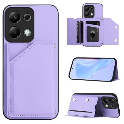Magnetic Glossy Stand Phone Case For Xiaomi Redmi Note 14 Pro Turbo4 Pro 12 13