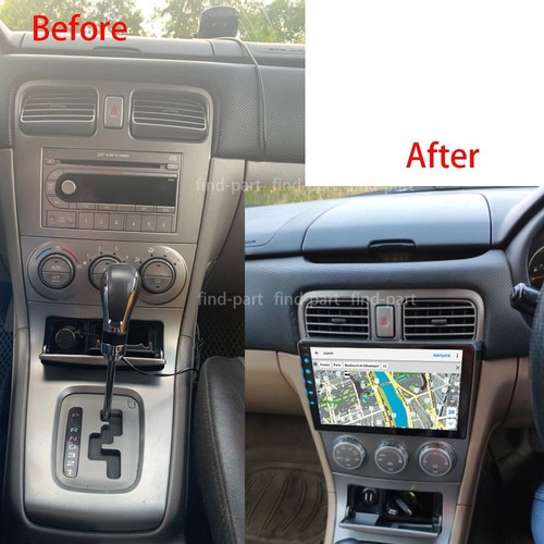 9" Android 12 Car Stereo Radio for 2002~08 Subaru Forester SG GPS NAVI WIFI BT - Picture 3 of 13