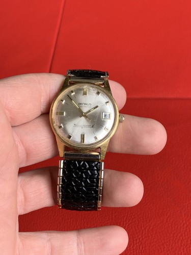Benrus Electronic Technipower 14k Gold electroplate Swiss , In Working Condition - Picture 14 of 14