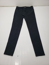 Jordache Womens Jeans High Rise Tapered Leg Dark Wash Denim Black Size 9/10 Vtg