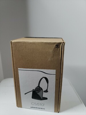 The Plantronics CS510 Headsets in Black offer a comfortable and stylish 