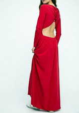 FREE PEOPLE NWT XS Rose Red Date Night Maxi Dress GORGEOUS NEW