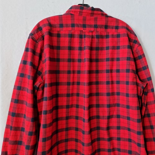 CC Filson Shirt Men's XL Red Plaid Heavy Duty Flannel Button Down - 第 11/12 張圖片