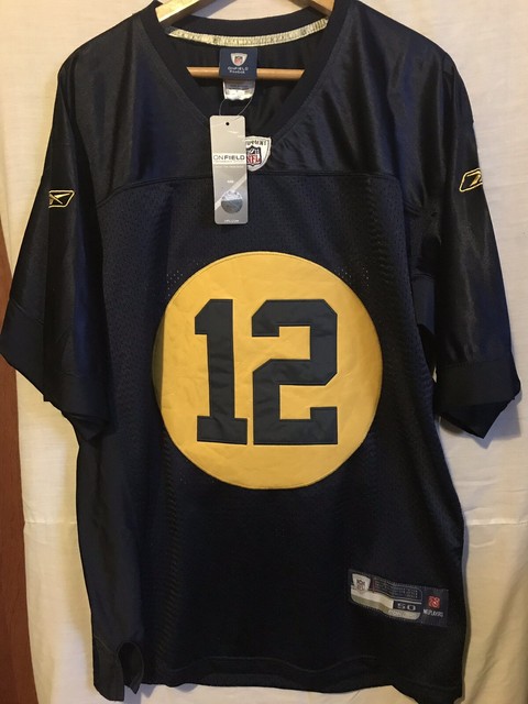 Reebok Green Bay Packers #12 Aaron Rodgers Authentic Jersey Throwback | eBay