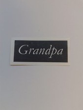 Grandpa word stencils for etching on glass  Fathers Day dad gran