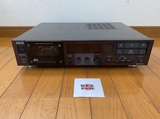 AKAI GX-73 3-Head Stereo Cassette Deck 100v Maintained Great Working Free Ship