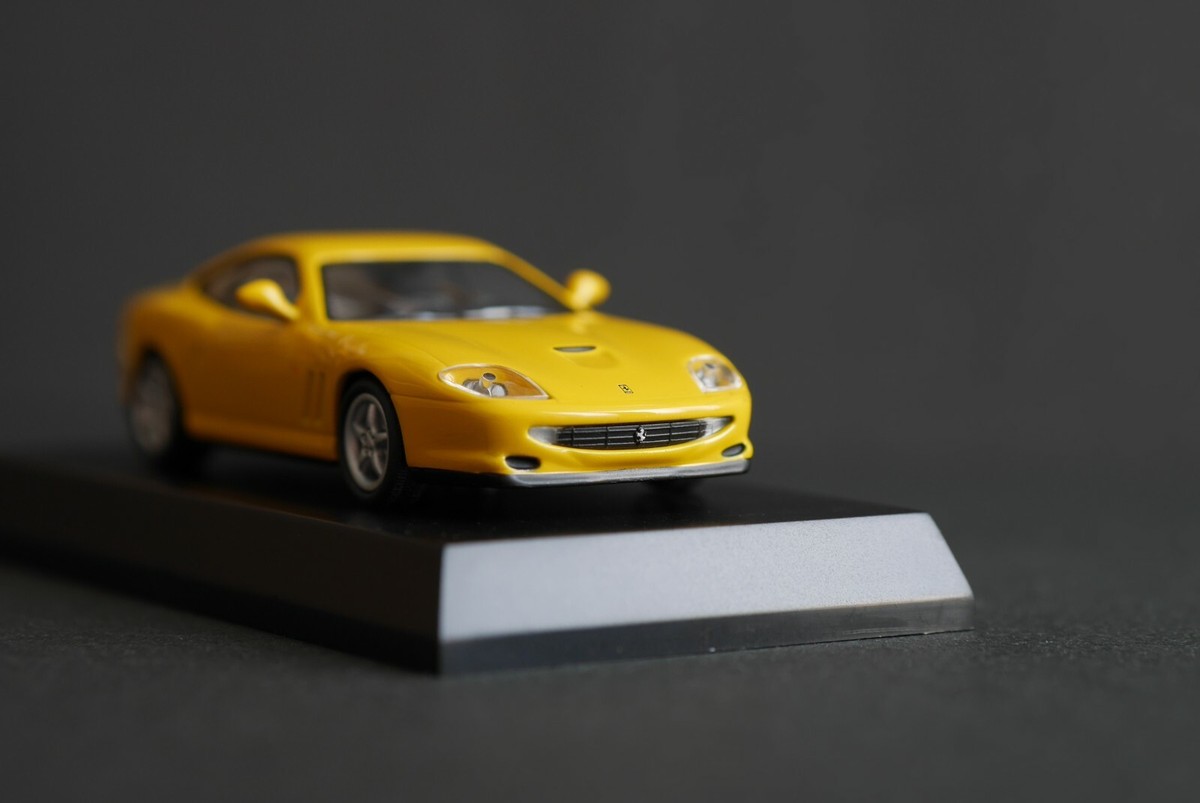 KYOSHO Ferrari 550 Maranello 1/64 Diecast Yellow 2009