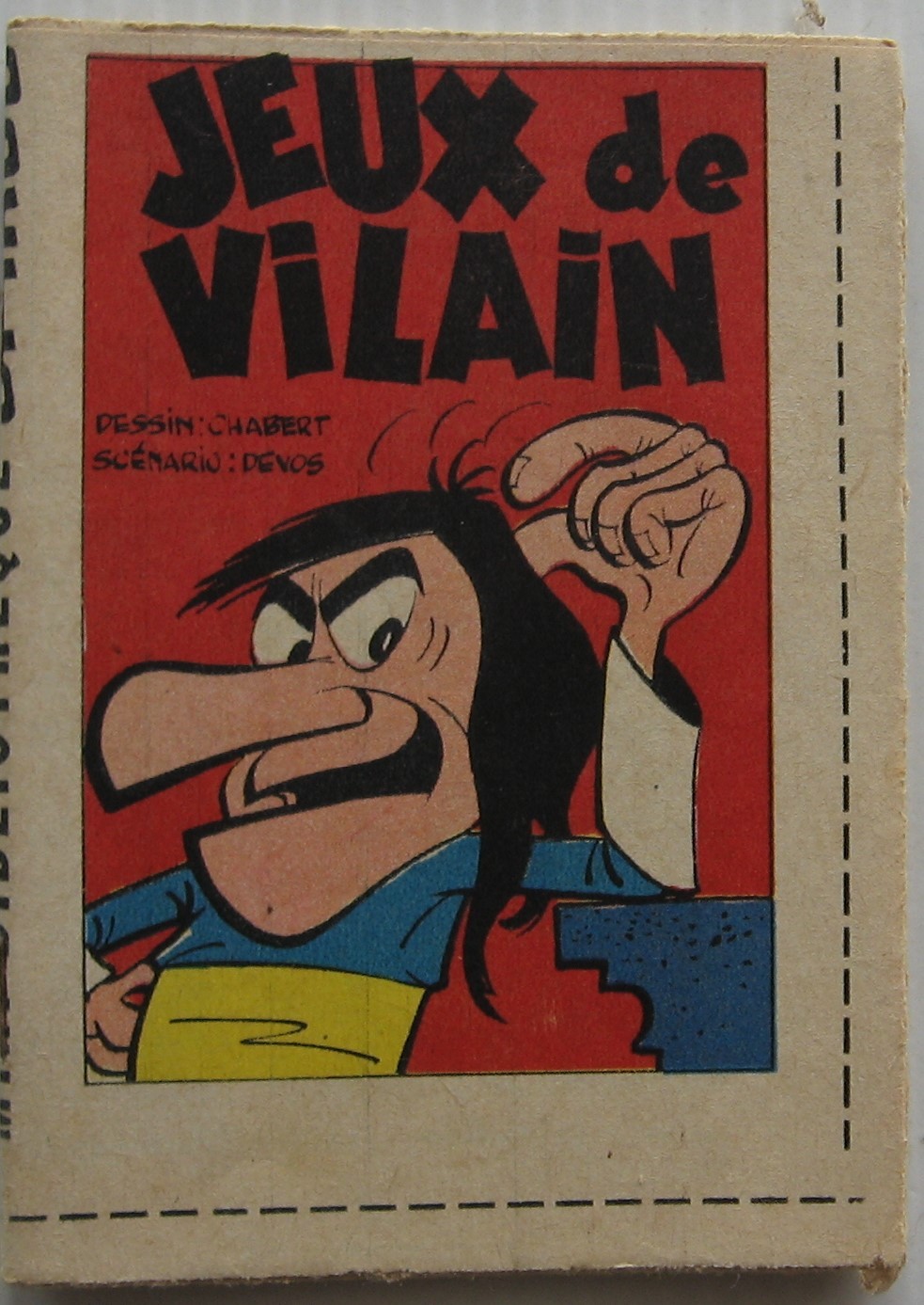 Mini Story No. 199 Villain Games Supplement Spirou No. 1343 Chabert 1964