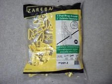 Zareba Electric Fence Post Insulator IT2XY-Z Snap-On T Post 2" Extender 25pcs