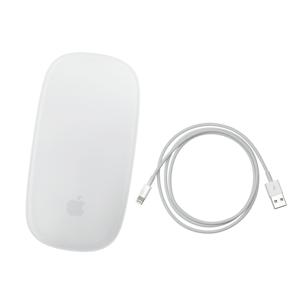 GR_A WIRELESS APPLE MAGIC MOUSE 2 SILVER/WHITE + LIGHTNING CABLE - A1657