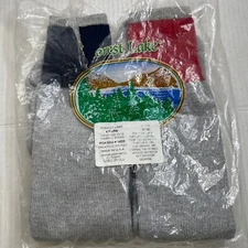Vintage Forest Lake Men's Thermal Socks Size 10-13 Made In USA 2 Pairs