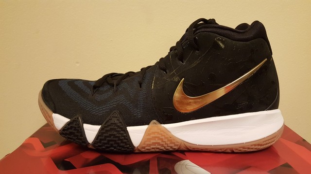 kyrie 4 pitch blue metallic gold